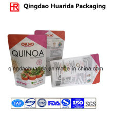 Hochwertiger wiederverschließbarer Standbeutel für Quinoa, Lebensmittelverpackung